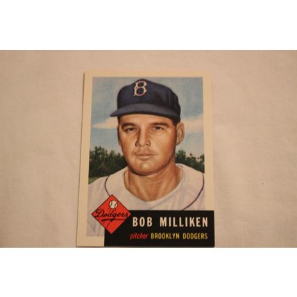 Robert Bob Milliken 1991 Topps 1953 Archives NO. 221