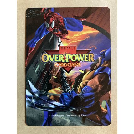 Marvel OverPower CCG Promo: AM Any Hero Unlucky at Love (B) 1995 Fleer Black Cat
