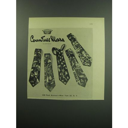1949 Countess Mara Ties Advertisement
