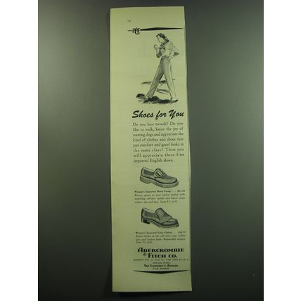 1949 Abercrombie & Fitch Ad - Shoes for you