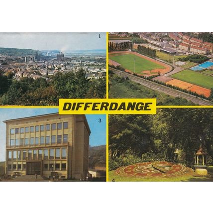 Differdange Hotel De Ville Sports Centre Postcard