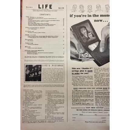 Life Magazine May 31, 1943 King Ibn Saud of Saudi Arabia (WWII era) (Z27A)