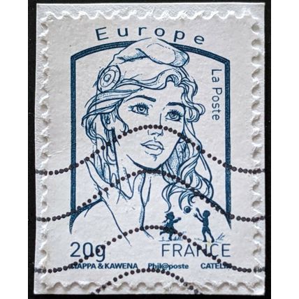 Stamp France SG5391 2013 20g Europe Marianne Used