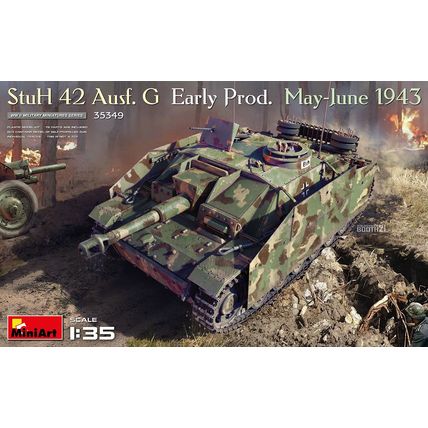 MiniArt 35349 StuH 42 Ausf. G Early Prod. May-June 1943 1:35 Scale Model Kit