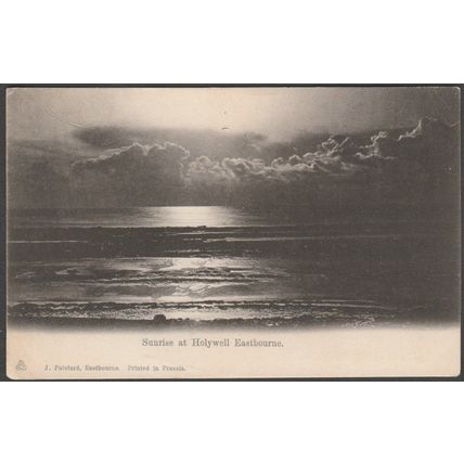 Sunrise at Holywell, Eastbourne, Sussex, c.1904 - Pulsford Postcard