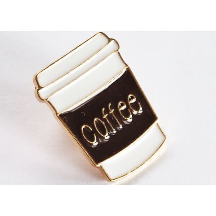 Novetly Coffee Cup Metal Pin Badge Ideal for Barista Lapel
