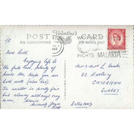 PC20305 River Tay and Tay Street. Perth. Valentine. RP. 1962
