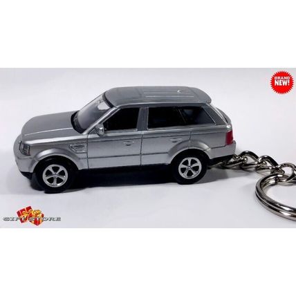 RARE KEYCHAIN SILVER RANGE ROVER SPORT NEW CUSTOM Ltd GREAT GIFT NOVELTY