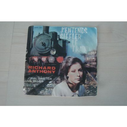 A1-RICHARD ANTHONY- J’ENTENDS SIFFLER LE TRAIN -ITALIAN 7" SINGLE-1962-NM-