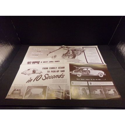 Kaiser Presents the Traveler and the Vagabond Sales Brochure 1949