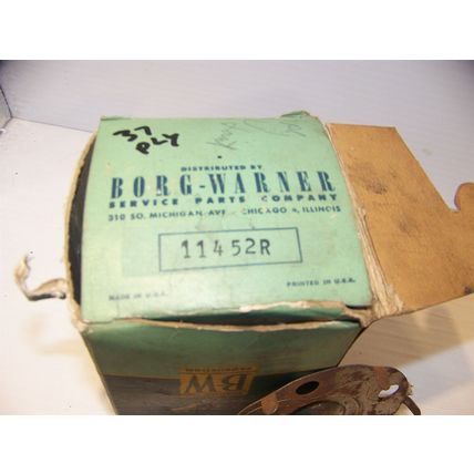 1937 PLYMOUTH UNIVERSAL U JOINT TRUNION ASSY NORS BORG WARNER #11452R