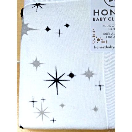 Honest Baby Clothing Organic Stroller Navey Blanket & Cap Set Baby Shower NEW