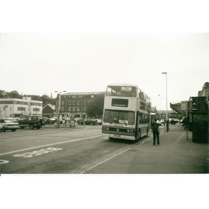 Black & White Photograph of Stagecoach Devon Ltd. - OHV 729Y ex London Transport