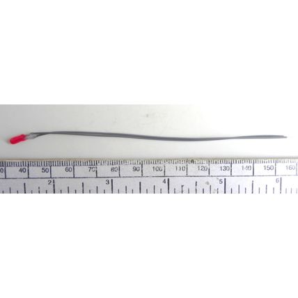 Ampoule - rouge 6 volts - 65 ma 3 mm type grain de blé - lot de 4