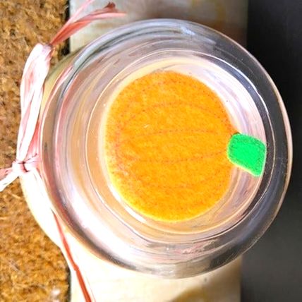 Hand-Crafted Pumpkin Spice - Strong Scented Soy Candle 10 oz. Jar/ Harvest Fall