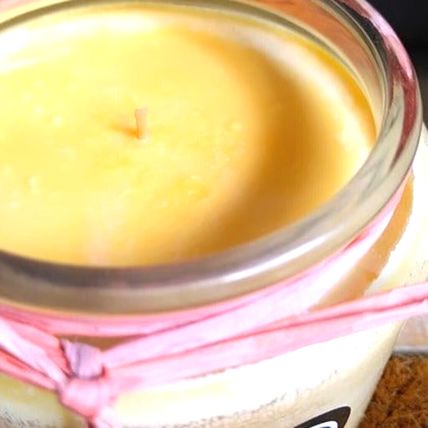 Hand-Crafted Pumpkin Spice - Strong Scented Soy Candle 10 oz. Jar/ Harvest Fall