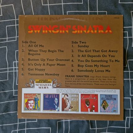 Frank Sinatra – Swingin' Sinatra (MER601) 1974 (LP)