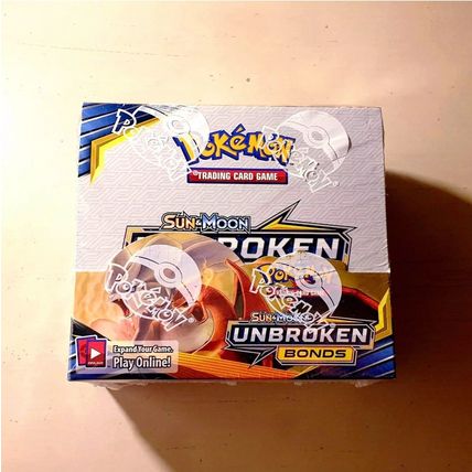 Pokemon TCG Sealed Sun And Moon Unbroken Bonds Booster Box 2019