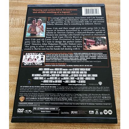 American Outlaws (DVD, 2001) Colin Farrell Scott Caan