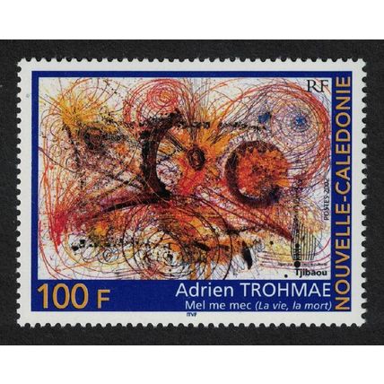 New Caledonia 'Life and Death' by Adrian Trohme Pacific Painters 2002 MNH