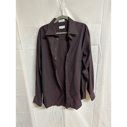 Concepts by Claiborne Men's Plum Purple Dress Shirt Size 17 Long Sleeve