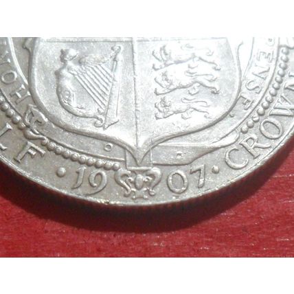 1907 Edward VII half-crown.