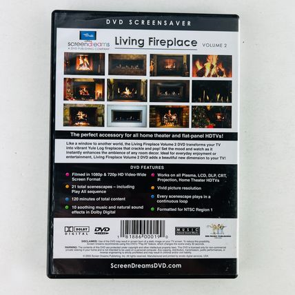 Screen Dreams - Living Fireplace Volume 2 DVD