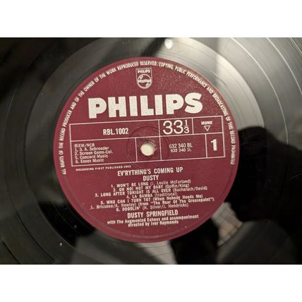 DUSTY SPRINGFIELD Ev'rything's Everything's Coming Up Dusty LP vinyl record 1965