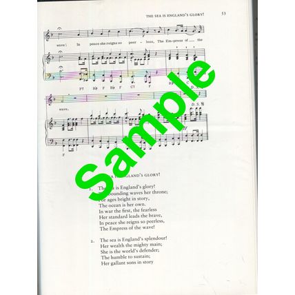Everyman's Book of Sea Songs by Richard Baker & Antony Miall Hardback