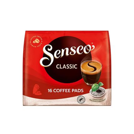 Senseo Classic Medium Roast Coffee Pods, Single Serve Pods Bulk Pack for Senseo