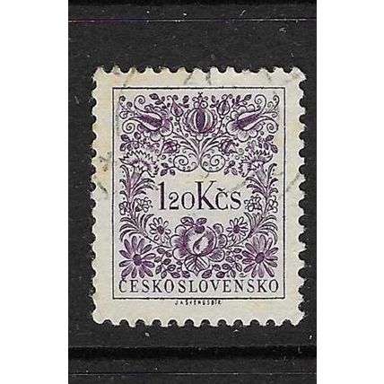 CZECHOSLOVAKIA 1954 POSTAGE DUES 1.20k USED SG D864