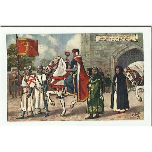 TUCK OILETTE Postcard 9456 "Lord Mayor's Show" - Henry Fitz-Ailwin