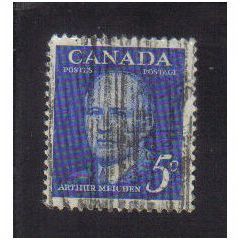 1961 canada arthur meighen 5c f/u sg519