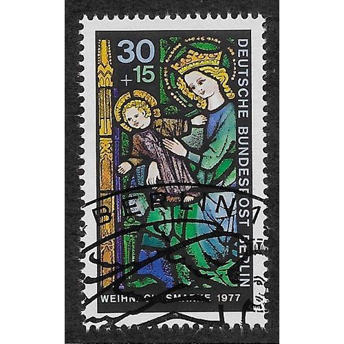 BERLIN - 1977 30pf+15 'CHRISTMAS ' (EX M/S) FINE USED (EBID60-226)