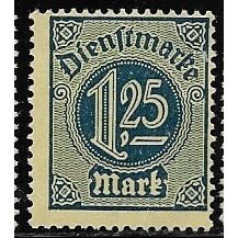 1920 Michel D31 - mint no gum