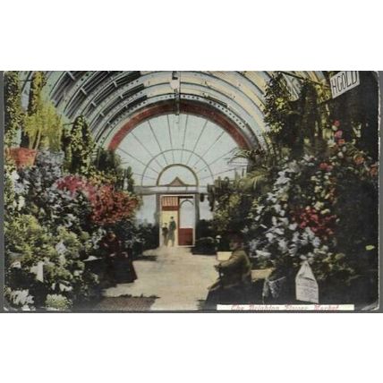 Brighton. E Sussex - Flower Market - postcard by 'Pictorial Centre', c.1905-10