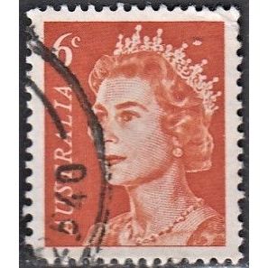 AUSTRALIA, 1970 6c ERII, SG 387a (Scott #401A), used