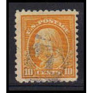 Used 472 10c Benjamin Franklin Fine RA1983