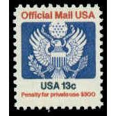 O129 13c Eagle Fine MNH G0533