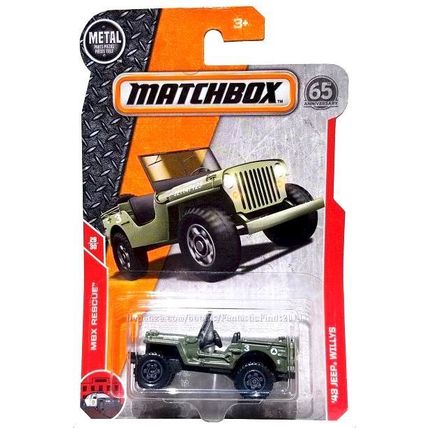 Matchbox - '43 Jeep Willys: MBX Rescue #29/30 - #121/125 (2018) *Green Edition*