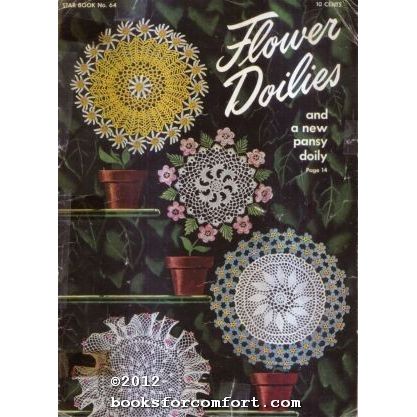 Flower Doilies and a new pansy doily, Star Book 64 [26263]