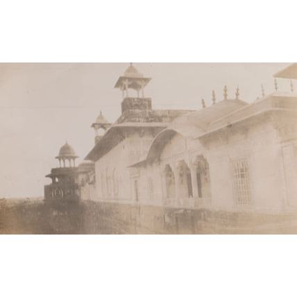 Agra Port Uttar Pradesh Rakabganj India Antique Real Photo Postcard