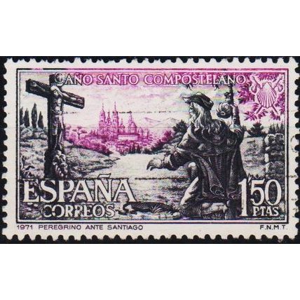 Spain. 1971 1p50 S.G.2122 Used