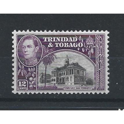 Trinidad&Tobago.SG252 12c Town Hall,San Fernando.Mounted Mint.Oct23