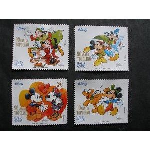 Italy 2017 - 90 Years of Mickey Mouse - MNH** WITHOUT GUM
