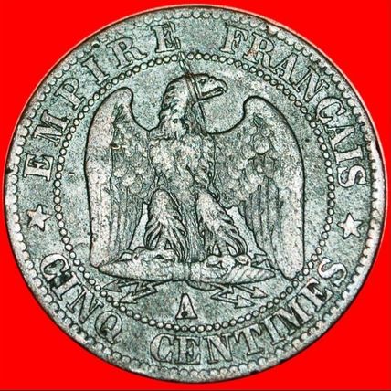 NAPOLEON III (1852-1870) PARIS: FRANCE ★ 5 CENTIMES 1853A!★LOW START★NO RESERVE!
