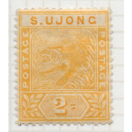 SUNGEI UJONG NEGRI SEMBILAN MALAYA 1891 2c JUMPING TIGER MINT MH SG51 51 SG