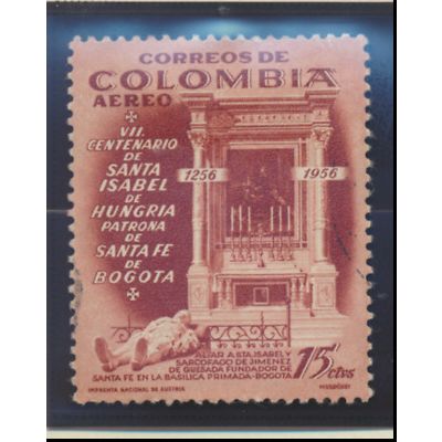 Colombia Stamp Scott #C286, Unused, No Gum