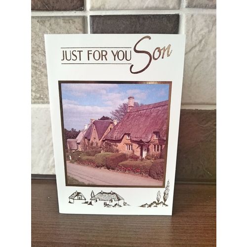 Son - Birthday Card - Just For You Son - 001