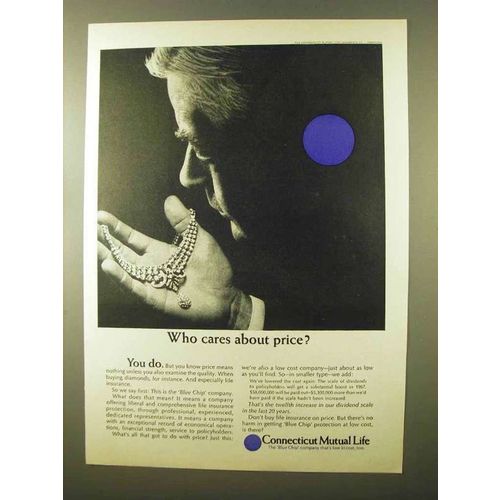 1966 Connecticut Mutual Life Ad - Cares About Price?